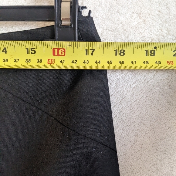 Elegant Ted Baker Wool Blend  Black Women's Pencil  Skirt US Size 10 - Picture 8 of 11